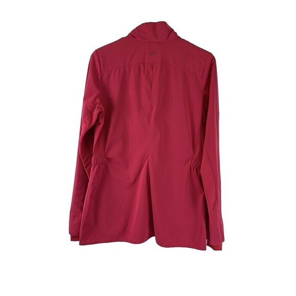 BOGO Brooks Silver Bullet Jacket Pink Zip Snap Shelter Tech Lightweight 220619 L - Picture 8 of 15